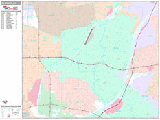 El Monte Digital Map Premium Style